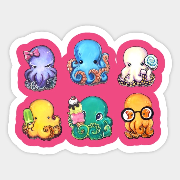 Octo-Puffs Sticker by BiancaRomanStumpff